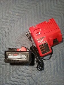 M18 battery and charger Milwaukee XC8.0 high output