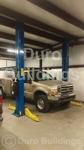 DuroBEAM Steel 50&#039;x40&#039;x12 Metal I-Beam Building Workshop Auto Lift Garage DiRECT