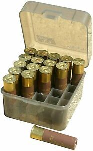 MTM 25 Round Shotshell Box (Clear Smoke) Large
