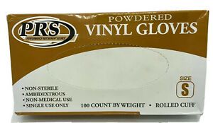 Powered Vinyl Gloves PRS Performance Restaurant Source 100 Count Size Small