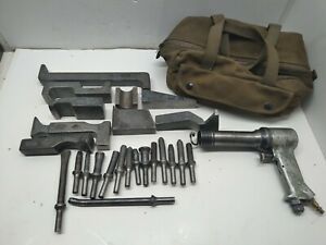 INGERSON-RAND AVC13 Rivet Gun AIRCRAFT TOOL Misc sets, and various Bucking Bars