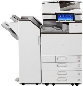 Ricoh MP C3004ex Color Copier Printer Scanner Finisher Super Low Meter only 6k!