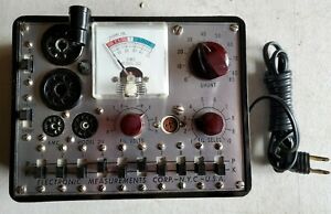 EMC Model 211 Tube Tester w/Box &amp; Manual Electronics Measurements Corp Nice USA