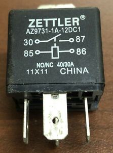 Zettler AZ9731-1A-12DC1 Relay Ships Immediately See Description