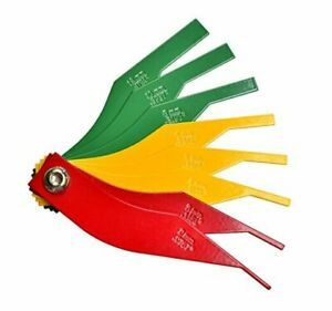 Brake Lining Thickness Gauge 8 Piece SAE &amp; Metric Steel Constructions