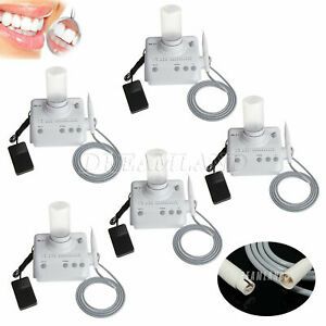 5*Dental Ultrasonic Piezo Scaler AUTO Bottles w/ Handpiece Tips Fit DTE SATELEC