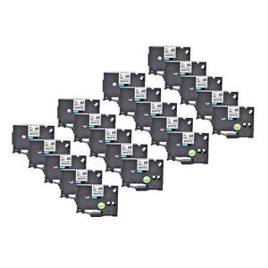 20PK Fits Brother P-Touch TZ-S231 TZe-S231 White Strong Adhesive Tape Label 12mm