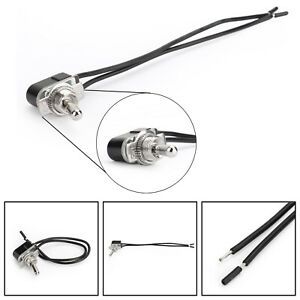 1PCS Electrical Waterproof Rocker Toggle Switch SPDT ON-OFF 6A/125V AC w/Wire