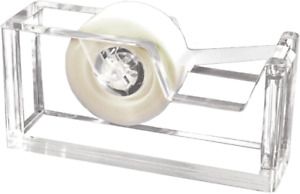 Kantek Acrylic Tape Dispenser, 1.8-Inch Wide x 5.6-Inch Deep x 2.9-Inch High,