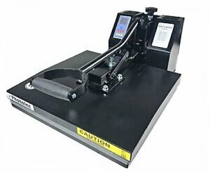 New 15&#034; x 15&#034; T Shirt Heat Press Machine T Shirt Transfer Machine 1515BLK