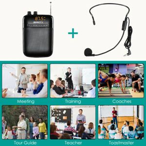 Voice Amplifier Sound-amplifying With Microphone Waistband Headset For Classroom