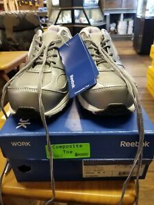 Reebok RB448 Ateron Women&#039;s Work Safety Composite Toe Oxford ESD Shoes 9 M