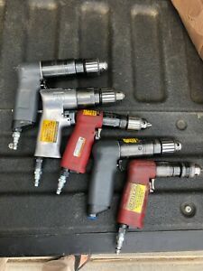 QTY 5 Ingersoll Rand  reversible Drills  Aircraft Tools ++++++++++++++++++++++++