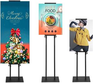 KOOV Poster Board Stand Floor Sign Holder - Heavy Duty Double-Sided Pedestal Mat