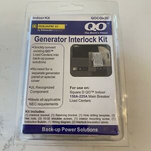 Square D QO 150-225 Amp Load Center Indoor Generator Interlock Kit