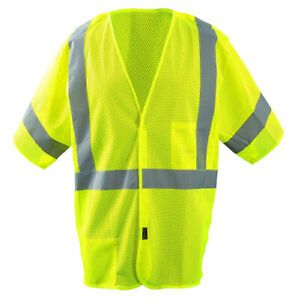 (xl/2x) - Occunomix LUX-HSGCB-YXL/2 Classic Mesh 5 Point Break-Away Vest,