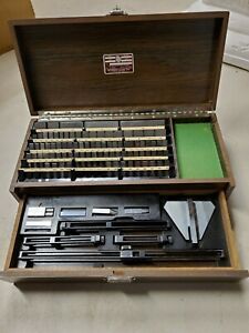 Starrett RS86A1X - 81 pc rectangle gage block set And complete accessory set.
