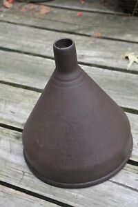 Scarce Original Case Steam Traction Engine Cast Iron Funnel LOOK!