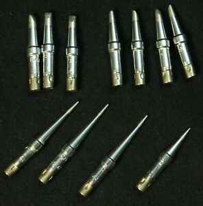 LOT OF 11 [pcs] PLATO SOLDERING TIP  5143, 4223, 3036 - 700F Fits Weller - NOS