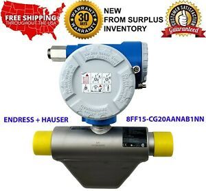 ENDRESS + HAUSER CNG MASS CORIOLIS SS FLOWMETER 8FF15-CG20AANAB1NN