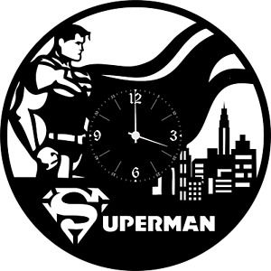 CDR,DFX Files For CNC Laser  Plasma Router-TO MAKE A Wall CLOCK-SPIDERMAN 106