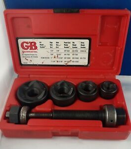 Gardner Bender Mechanical Knock Out Punch Set 1/2&#034;-1 1/4&#034; Slug Electric Conduit