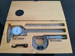 Alltrade Dial Caliper And Micrometer 4 Piece Set