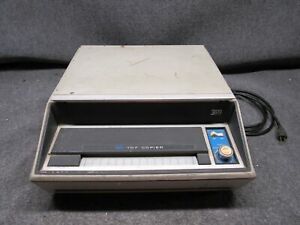 Vintage 3M &#034;107&#034; Copier Model 76CG Flatbed Thermal Copier Machine *Parts Only*