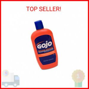 GOJO Orange Citrus Pumice HAND CLEANER Soap Heavy Duty for Grease Oil Tar 14 oz