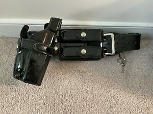 Boston leather gun belt