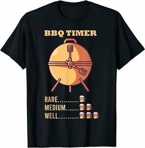 NEW LIMITED Funny Barbecue Timer I BBQ Sauce Electric Grill T-Shirt S-3XL