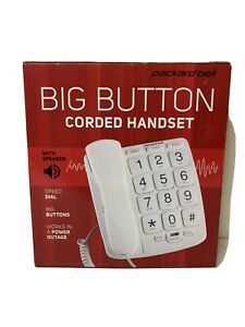 Big Button Phone for Elderly Seniors Landline Corded Phone with Speakerphone
