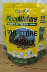 2 Cases of 12 3.03 OZ TETRA Pleco Wafers Complete Diet for Algae Eaters 24 Total