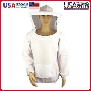 Pro Beekeeping Clothing Suit Protective Mesh Top Beekeeping Jacket with Hat