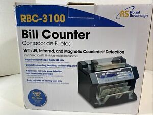 Royal Sovereign RBC-3100 High Speed Integrated Currency Bill Counter New