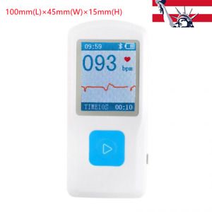 Portable PM10 ECG EKG Professional Machine Heart Beat Monitor 100*45*15mm USA