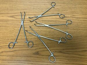 Lot of 4 JARIT 305-403 Curve Forceps German Stainless