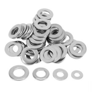 Metric Washer Mixed (200 Pack) M3 M4 M5 &amp; M6 Form A Thick Flat Washers StainleX3