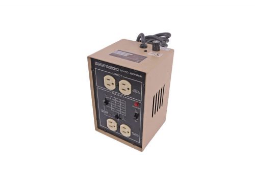 Bk dynascan tr-110 isopack dual-output 500/350va ac direct/isolation transformer for sale