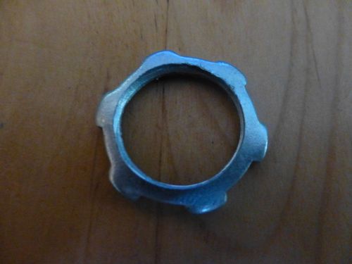 20 metal conduit lock nuts rigid fitting lot of 20 1 1/2&#034; 1 1/2 inch for sale