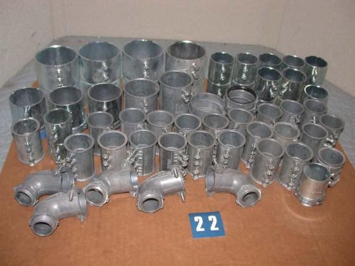 Big lot of conduit connectors 2 1/2 to 1 inch box fittings Free S&amp;H