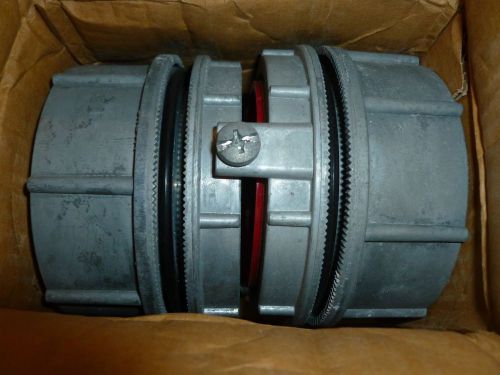 Nib cooper crouse-hinds stg-8 3&#034;, zinc insulated grounding hub for sale