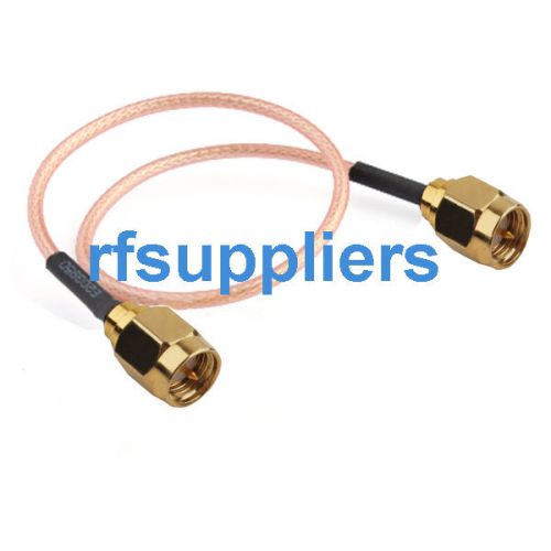50 x sma male plug to sma male plug pigtail cable for wifi work for sale
