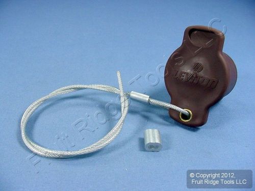 Leviton brown ect 16 series durable cam plug female protective cap bulk 16p22-h for sale