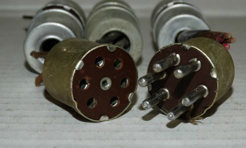 4 sets Vintage Cinch 6-pin Plug  (4 male + 4 female)