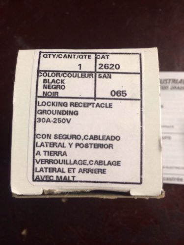 Brand new leviton 2620 receptacle 30a 250v l6-30r free shipping** for sale