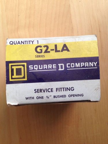 Square D G2-LA service fitting with one 3/4&#034; bushed opening