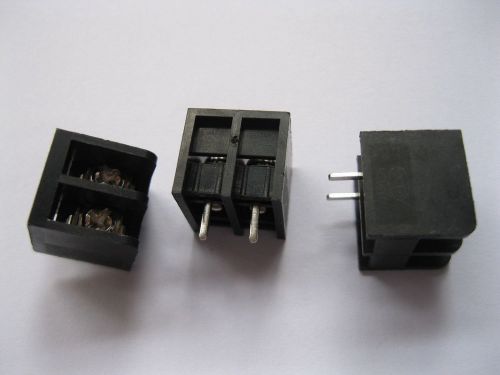 12 pcs black 3 pin 6.35mm screw terminal block connector barrier type dc29b for sale