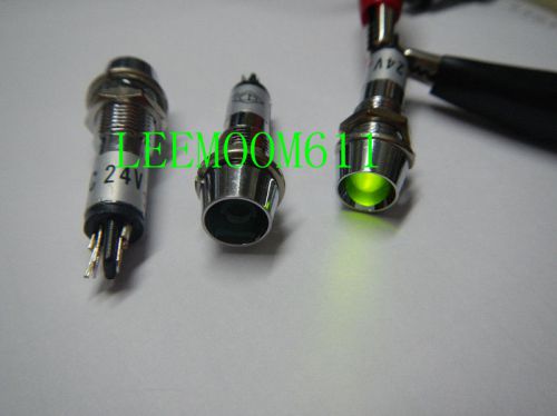 50PCS 24V GREEN Led Indicator Pilot Light NEW (G24)