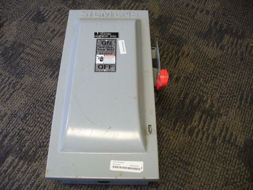 Siemens Fusible Heavy Duty Safety Switch, HF323N